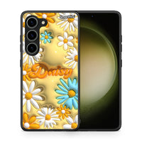 Thumbnail for Θήκη Samsung Galaxy S23 Bubble Daisies από τη Smartfits με σχέδιο στο πίσω μέρος και μαύρο περίβλημα | Samsung Galaxy S23 Bubble Daisies Case with Colorful Back and Black Bezels
