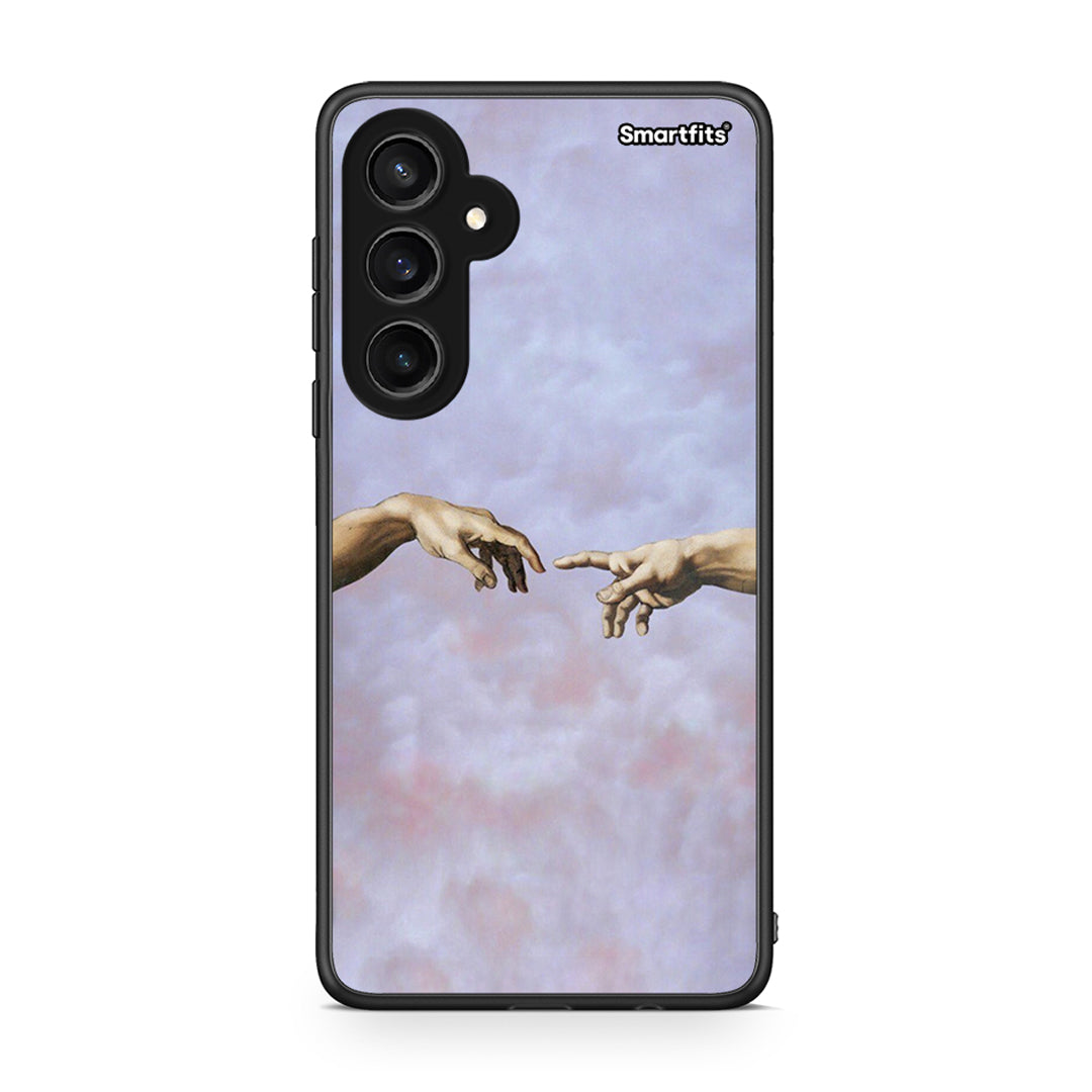 Samsung Galaxy S23 FE Adam Hand θήκη από τη Smartfits με σχέδιο στο πίσω μέρος και μαύρο περίβλημα | Smartphone case with colorful back and black bezels by Smartfits