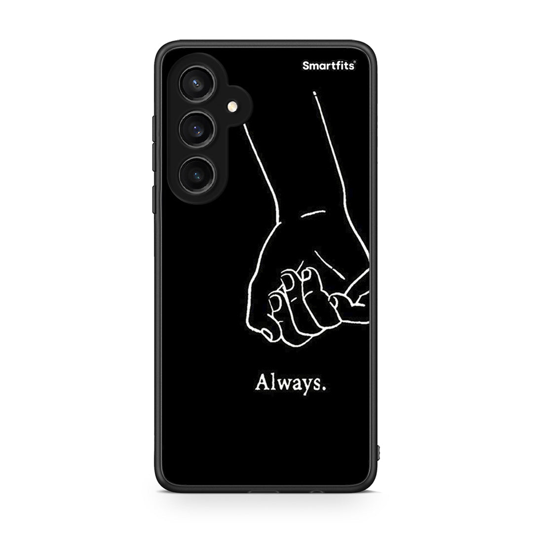 Samsung Galaxy S23 FE Always & Forever 1 Θήκη Αγίου Βαλεντίνου από τη Smartfits με σχέδιο στο πίσω μέρος και μαύρο περίβλημα | Smartphone case with colorful back and black bezels by Smartfits