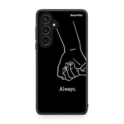 Samsung Galaxy S23 FE Always & Forever 1 Θήκη Αγίου Βαλεντίνου από τη Smartfits με σχέδιο στο πίσω μέρος και μαύρο περίβλημα | Smartphone case with colorful back and black bezels by Smartfits