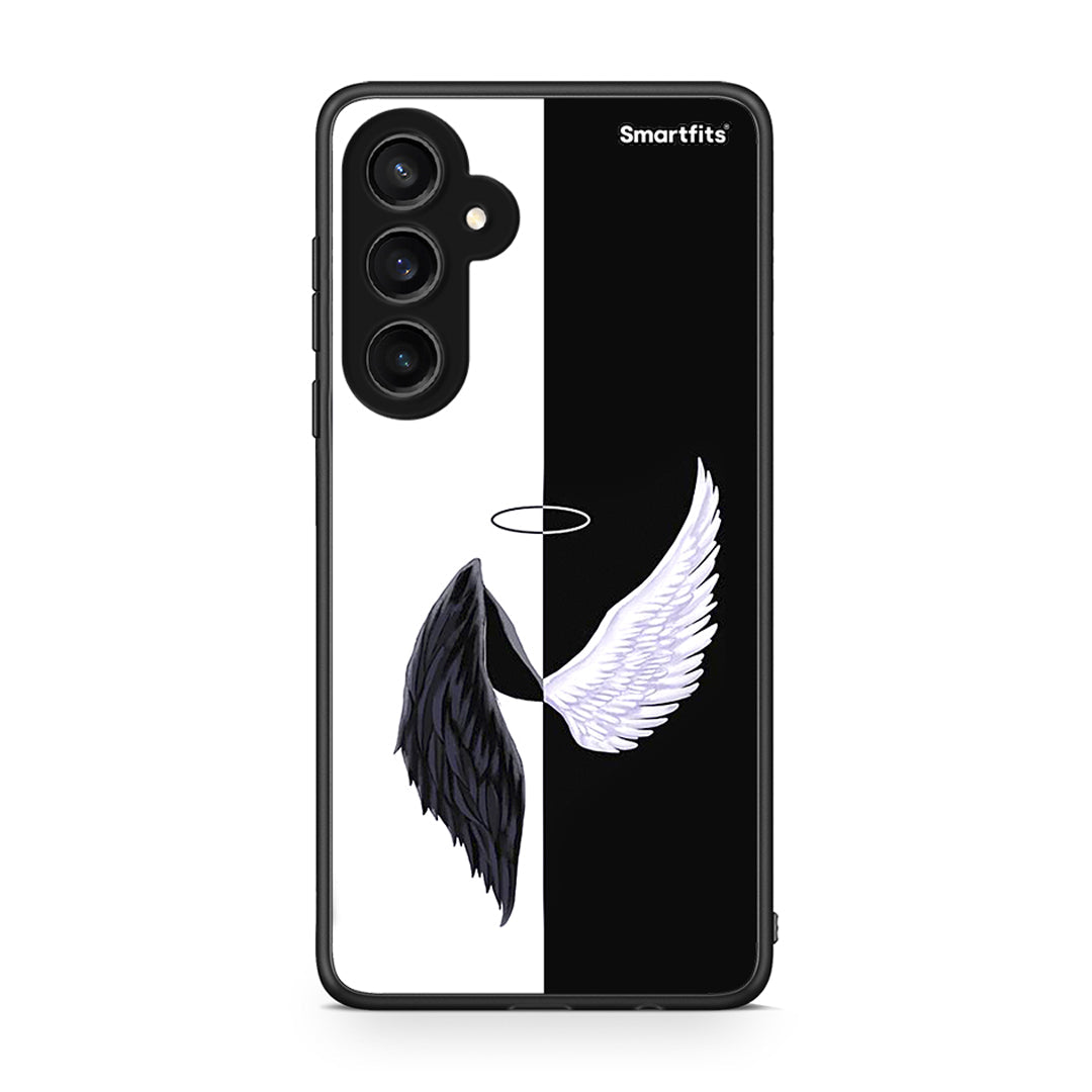 Samsung Galaxy S23 FE Angels Demons θήκη από τη Smartfits με σχέδιο στο πίσω μέρος και μαύρο περίβλημα | Smartphone case with colorful back and black bezels by Smartfits