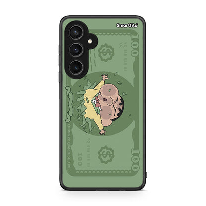 Samsung Galaxy S23 FE Big Money Θήκη Αγίου Βαλεντίνου από τη Smartfits με σχέδιο στο πίσω μέρος και μαύρο περίβλημα | Smartphone case with colorful back and black bezels by Smartfits