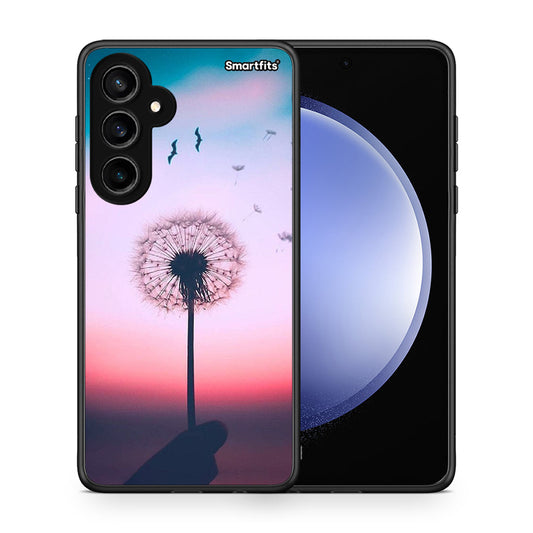 Θήκη Samsung Galaxy S23 FE Wish Boho από τη Smartfits με σχέδιο στο πίσω μέρος και μαύρο περίβλημα | Samsung Galaxy S23 FE Wish Boho case with colorful back and black bezels
