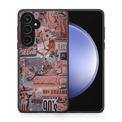 Θήκη Samsung Galaxy S23 FE Born In 90s από τη Smartfits με σχέδιο στο πίσω μέρος και μαύρο περίβλημα | Samsung Galaxy S23 FE Born In 90s case with colorful back and black bezels