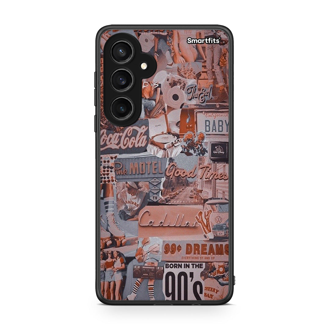 Samsung Galaxy S23 FE Born In 90s θήκη από τη Smartfits με σχέδιο στο πίσω μέρος και μαύρο περίβλημα | Smartphone case with colorful back and black bezels by Smartfits