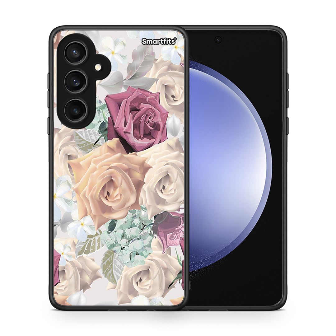 Θήκη Samsung Galaxy S23 FE Bouquet Floral από τη Smartfits με σχέδιο στο πίσω μέρος και μαύρο περίβλημα | Samsung Galaxy S23 FE Bouquet Floral case with colorful back and black bezels