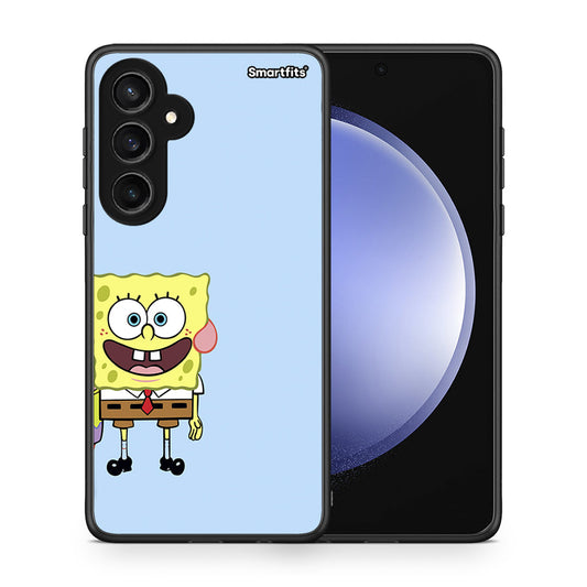 Θήκη Samsung Galaxy S23 FE Friends Bob από τη Smartfits με σχέδιο στο πίσω μέρος και μαύρο περίβλημα | Samsung Galaxy S23 FE Friends Bob case with colorful back and black bezels