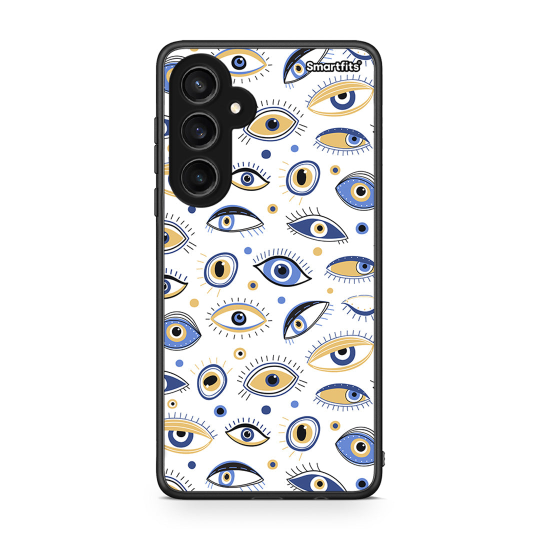 Samsung Galaxy S23 FE Ftou Ftou θήκη από τη Smartfits με σχέδιο στο πίσω μέρος και μαύρο περίβλημα | Smartphone case with colorful back and black bezels by Smartfits