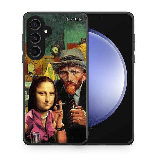 Θήκη Samsung Galaxy S23 FE Funny Art από τη Smartfits με σχέδιο στο πίσω μέρος και μαύρο περίβλημα | Samsung Galaxy S23 FE Funny Art case with colorful back and black bezels