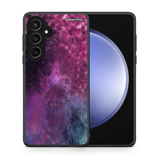 Θήκη Samsung Galaxy S23 FE Aurora Galaxy από τη Smartfits με σχέδιο στο πίσω μέρος και μαύρο περίβλημα | Samsung Galaxy S23 FE Aurora Galaxy case with colorful back and black bezels