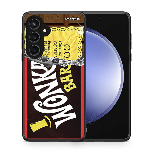 Θήκη Samsung Galaxy S23 FE Golden Ticket από τη Smartfits με σχέδιο στο πίσω μέρος και μαύρο περίβλημα | Samsung Galaxy S23 FE Golden Ticket case with colorful back and black bezels