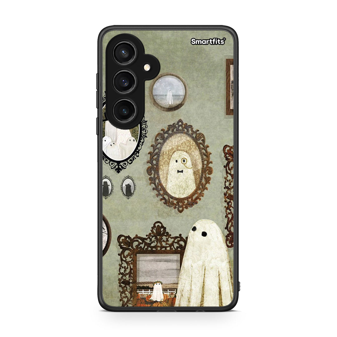 Samsung Galaxy S23 FE Halloween Ghost Season Θήκη από τη Smartfits με σχέδιο στο πίσω μέρος και μαύρο περίβλημα | Smartphone case with colorful back and black bezels by Smartfits