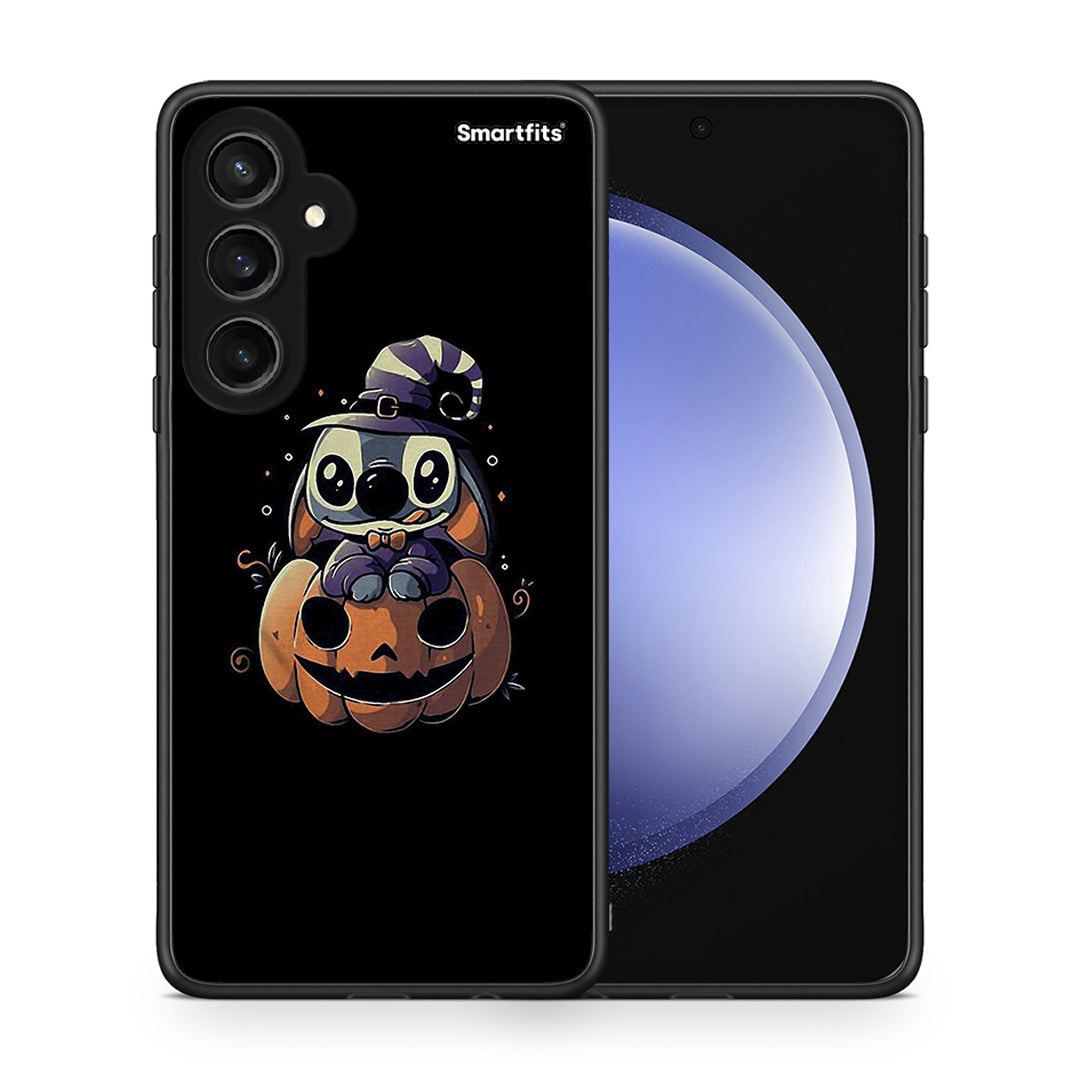 Θήκη Samsung Galaxy S23 FE Halloween Stitch από τη Smartfits με σχέδιο στο πίσω μέρος και μαύρο περίβλημα | Samsung Galaxy S23 FE Halloween Stitch case with colorful back and black bezels