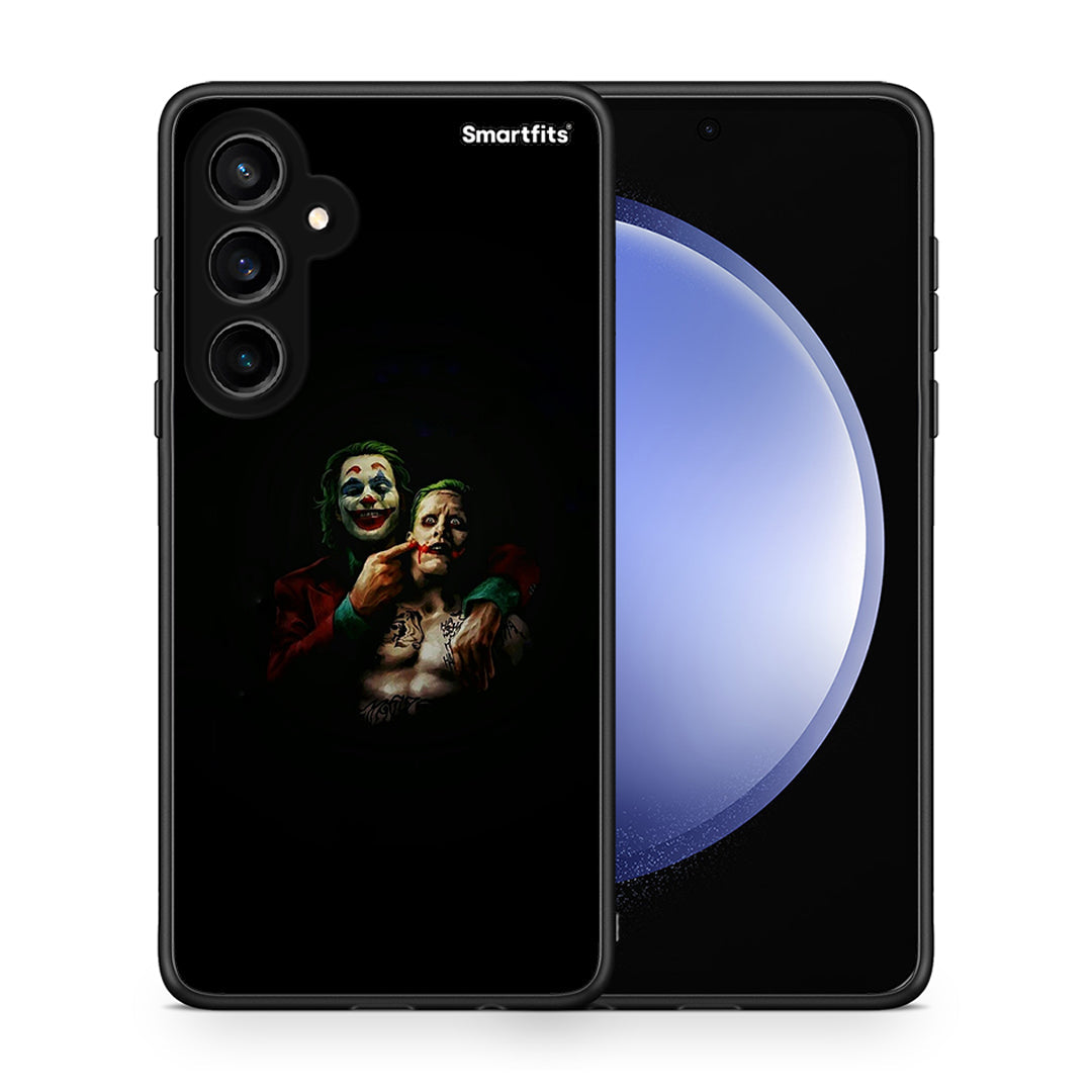 Θήκη Samsung Galaxy S23 FE Clown Hero από τη Smartfits με σχέδιο στο πίσω μέρος και μαύρο περίβλημα | Samsung Galaxy S23 FE Clown Hero case with colorful back and black bezels