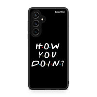 Thumbnail for Samsung Galaxy S23 FE How You Doin θήκη από τη Smartfits με σχέδιο στο πίσω μέρος και μαύρο περίβλημα | Smartphone case with colorful back and black bezels by Smartfits