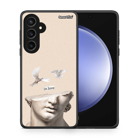 Θήκη Samsung Galaxy S23 FE In Love από τη Smartfits με σχέδιο στο πίσω μέρος και μαύρο περίβλημα | Samsung Galaxy S23 FE In Love case with colorful back and black bezels