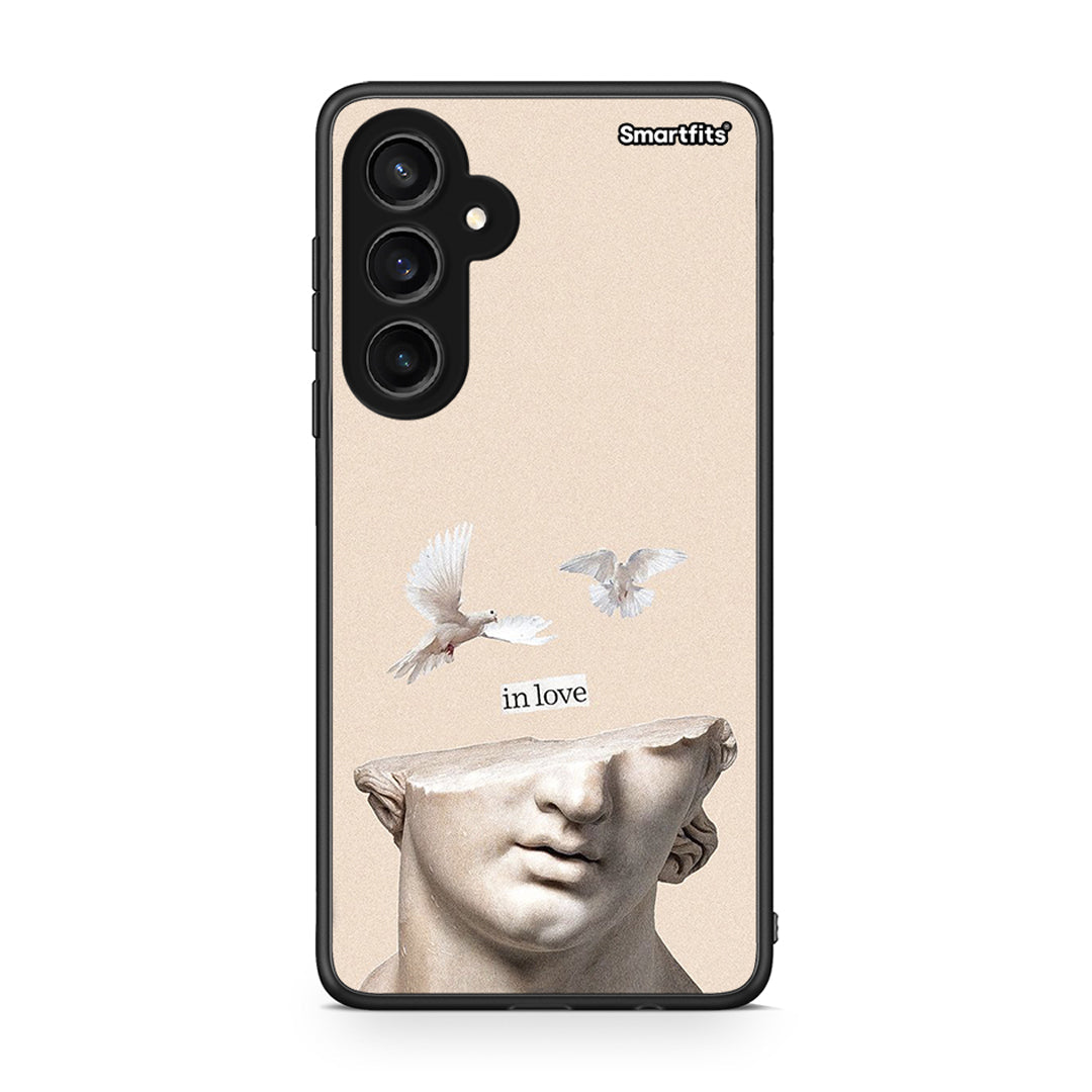Samsung Galaxy S23 FE In Love θήκη από τη Smartfits με σχέδιο στο πίσω μέρος και μαύρο περίβλημα | Smartphone case with colorful back and black bezels by Smartfits