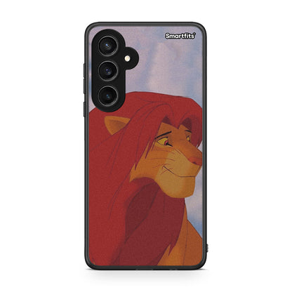 Samsung Galaxy S23 FE Lion Love 1 Θήκη Αγίου Βαλεντίνου από τη Smartfits με σχέδιο στο πίσω μέρος και μαύρο περίβλημα | Smartphone case with colorful back and black bezels by Smartfits