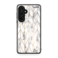 Thumbnail for 44 - Samsung Galaxy S23 FE Gold Geometric Marble case, cover, bumper