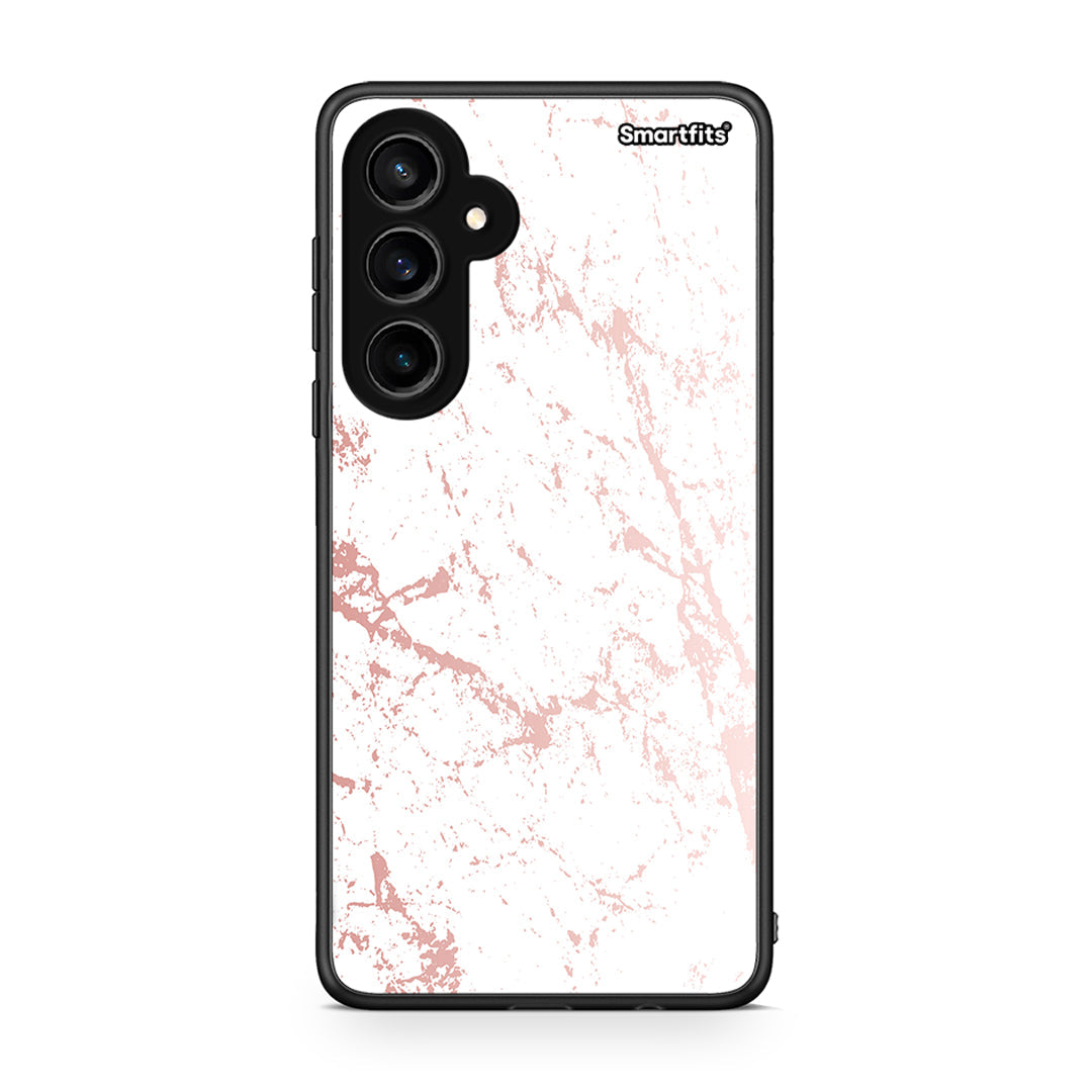 116 - Samsung Galaxy S23 FE Pink Splash Marble case, cover, bumper