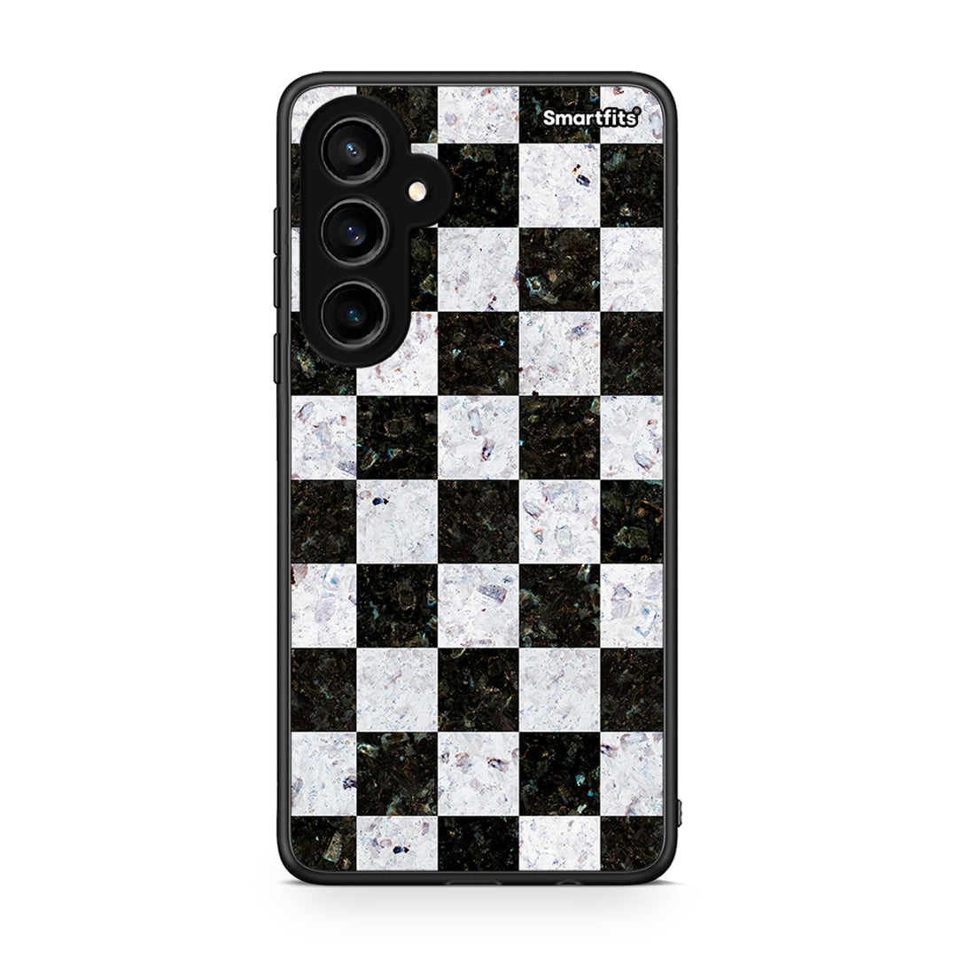 4 - Samsung Galaxy S23 FE Square Geometric Marble case, cover, bumper