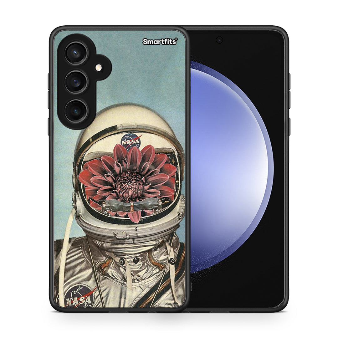 Θήκη Samsung Galaxy S23 FE Nasa Bloom από τη Smartfits με σχέδιο στο πίσω μέρος και μαύρο περίβλημα | Samsung Galaxy S23 FE Nasa Bloom case with colorful back and black bezels