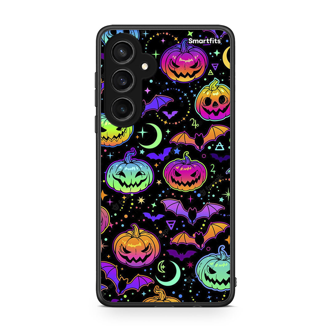 Samsung Galaxy S23 FE Neon Halloween θήκη από τη Smartfits με σχέδιο στο πίσω μέρος και μαύρο περίβλημα | Smartphone case with colorful back and black bezels by Smartfits