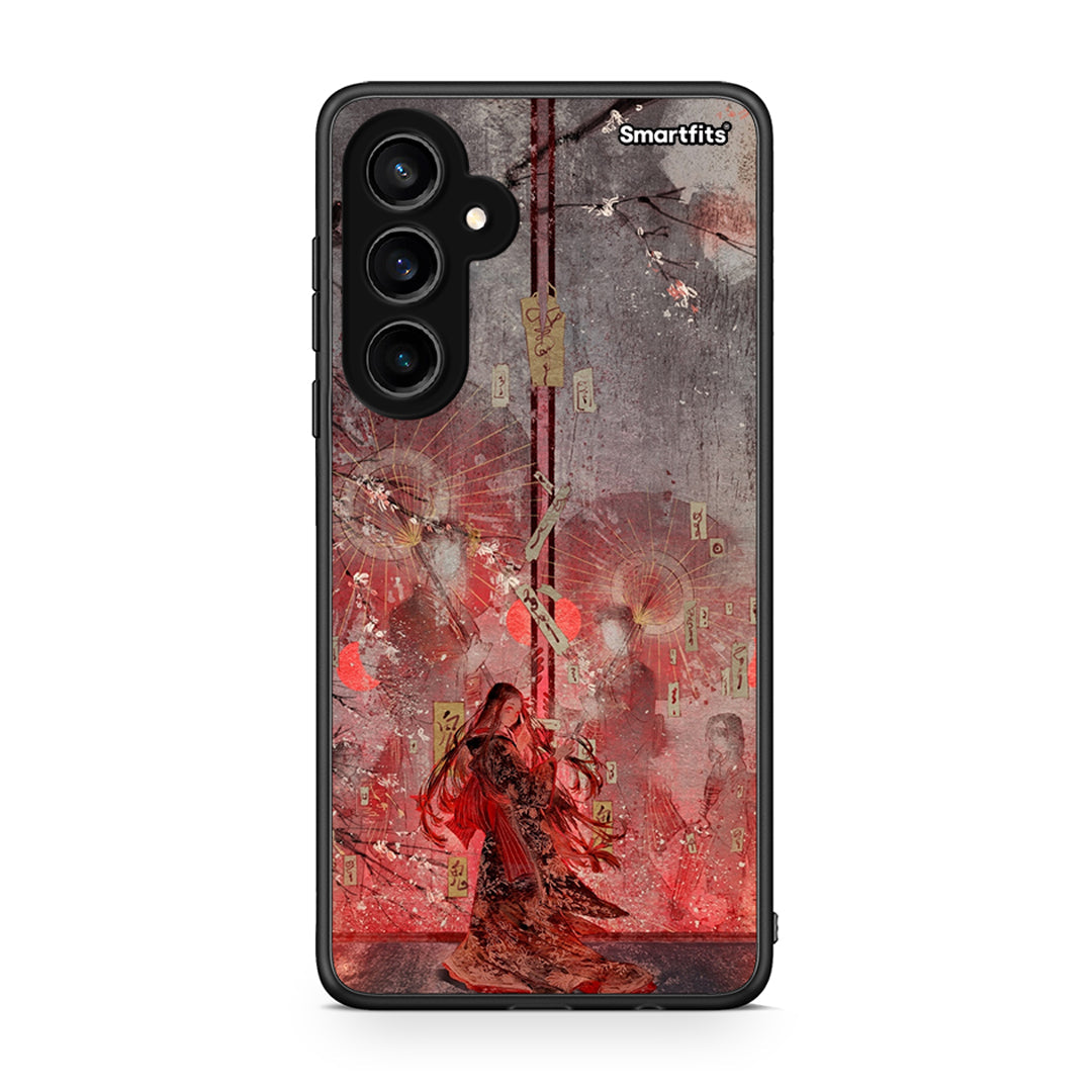 Samsung Galaxy S23 FE Nezuko Kamado θήκη από τη Smartfits με σχέδιο στο πίσω μέρος και μαύρο περίβλημα | Smartphone case with colorful back and black bezels by Smartfits