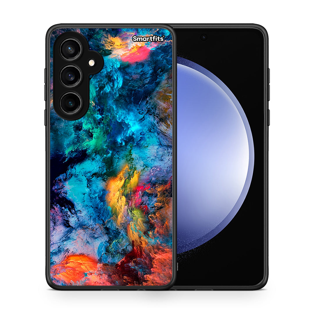 Θήκη Samsung Galaxy S23 FE Crayola Paint από τη Smartfits με σχέδιο στο πίσω μέρος και μαύρο περίβλημα | Samsung Galaxy S23 FE Crayola Paint case with colorful back and black bezels