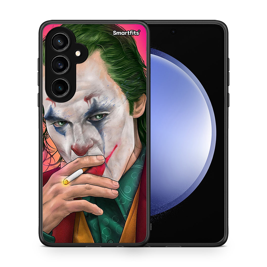 Θήκη Samsung Galaxy S23 FE JokesOnU PopArt από τη Smartfits με σχέδιο στο πίσω μέρος και μαύρο περίβλημα | Samsung Galaxy S23 FE JokesOnU PopArt case with colorful back and black bezels