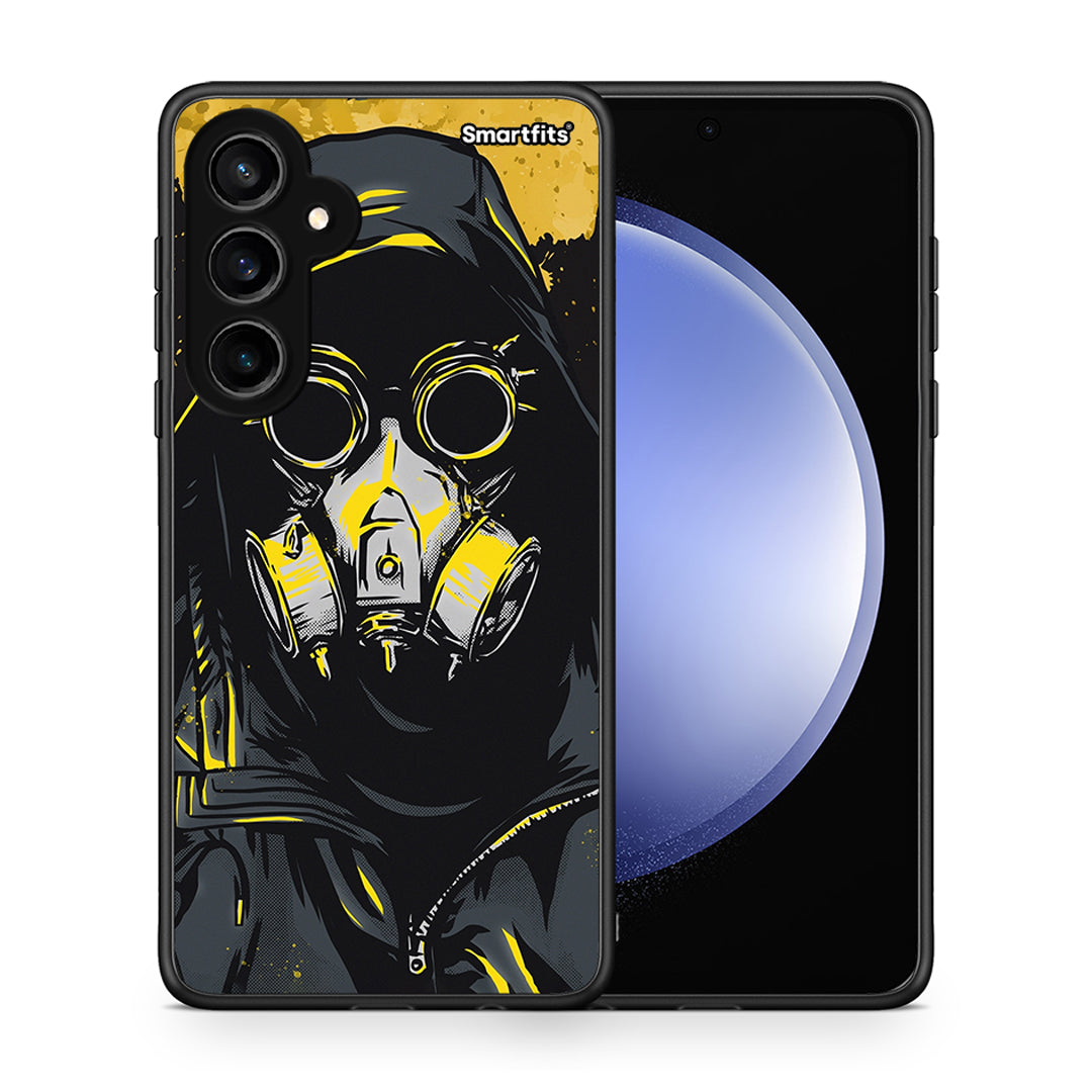 Θήκη Samsung Galaxy S23 FE Mask PopArt από τη Smartfits με σχέδιο στο πίσω μέρος και μαύρο περίβλημα | Samsung Galaxy S23 FE Mask PopArt case with colorful back and black bezels