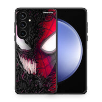 Thumbnail for Θήκη Samsung Galaxy S23 FE SpiderVenom PopArt από τη Smartfits με σχέδιο στο πίσω μέρος και μαύρο περίβλημα | Samsung Galaxy S23 FE SpiderVenom PopArt case with colorful back and black bezels