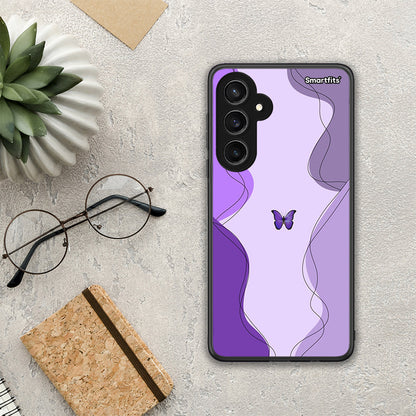 Purple Mariposa - Samsung Galaxy S23 FE θήκη