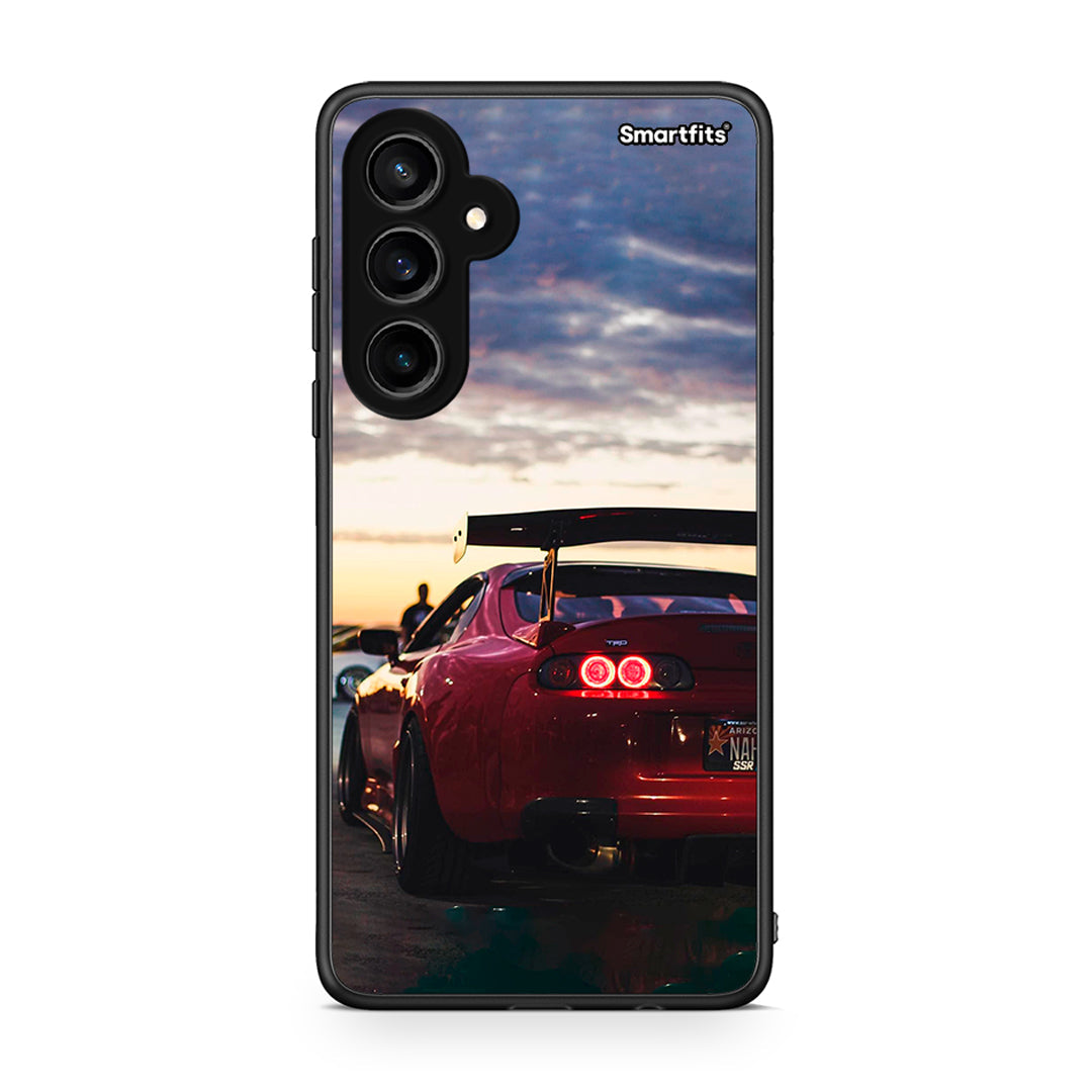 Samsung Galaxy S23 FE Racing Supra θήκη από τη Smartfits με σχέδιο στο πίσω μέρος και μαύρο περίβλημα | Smartphone case with colorful back and black bezels by Smartfits