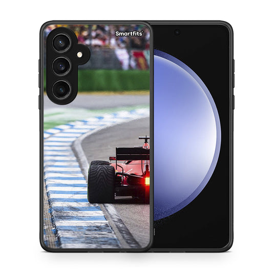 Θήκη Samsung Galaxy S23 FE Racing Vibes από τη Smartfits με σχέδιο στο πίσω μέρος και μαύρο περίβλημα | Samsung Galaxy S23 FE Racing Vibes case with colorful back and black bezels