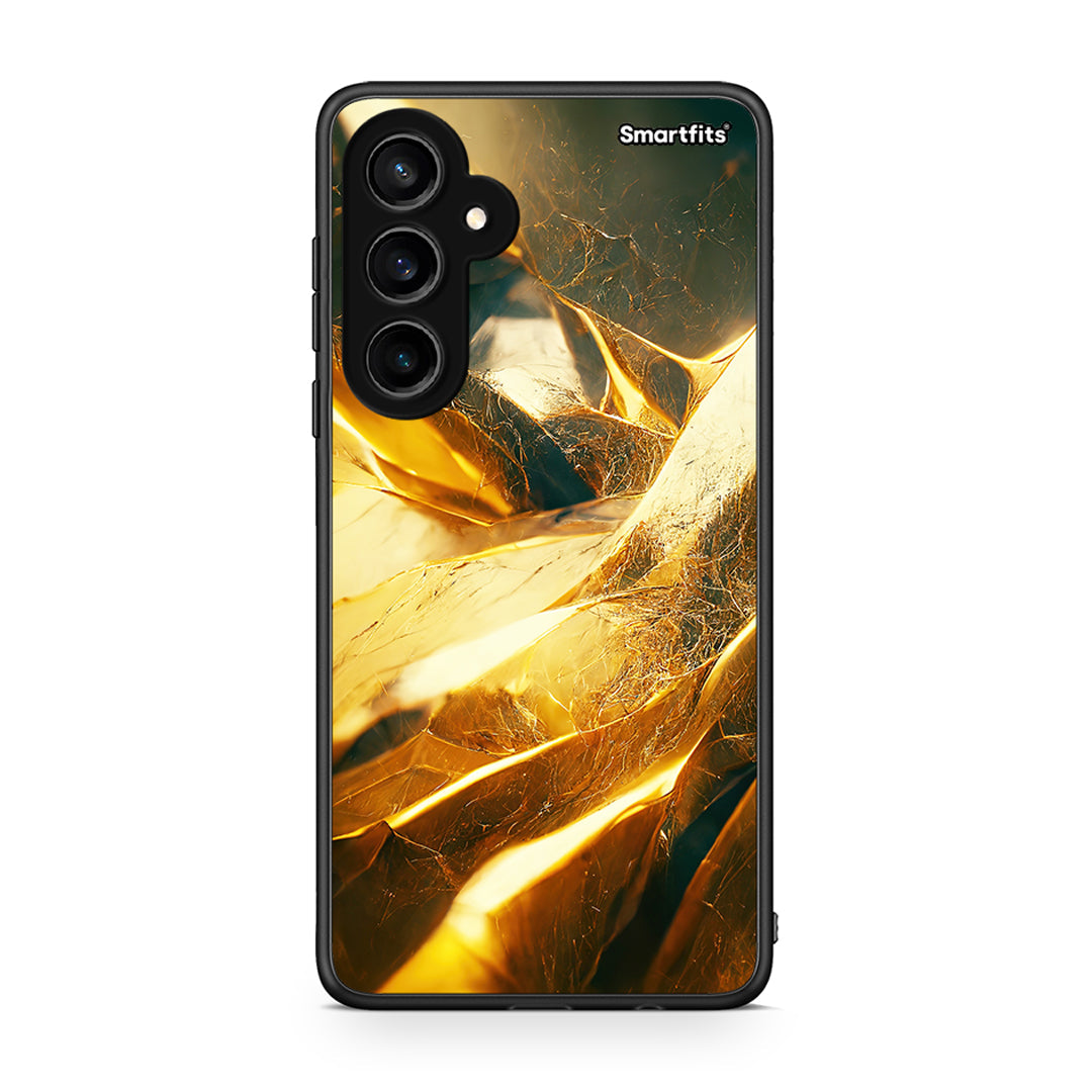 Samsung Galaxy S23 FE Real Gold θήκη από τη Smartfits με σχέδιο στο πίσω μέρος και μαύρο περίβλημα | Smartphone case with colorful back and black bezels by Smartfits