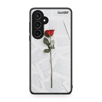Thumbnail for Samsung Galaxy S23 FE Red Rose θήκη από τη Smartfits με σχέδιο στο πίσω μέρος και μαύρο περίβλημα | Smartphone case with colorful back and black bezels by Smartfits