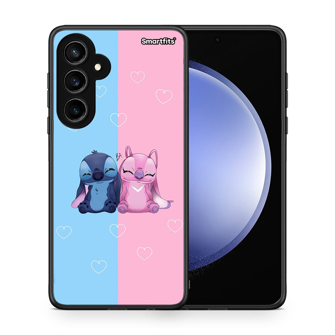 Θήκη Samsung Galaxy S23 FE Stitch And Angel από τη Smartfits με σχέδιο στο πίσω μέρος και μαύρο περίβλημα | Samsung Galaxy S23 FE Stitch And Angel case with colorful back and black bezels