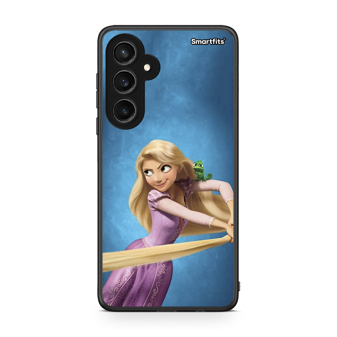 Samsung Galaxy S23 FE Tangled 2 Θήκη Αγίου Βαλεντίνου από τη Smartfits με σχέδιο στο πίσω μέρος και μαύρο περίβλημα | Smartphone case with colorful back and black bezels by Smartfits