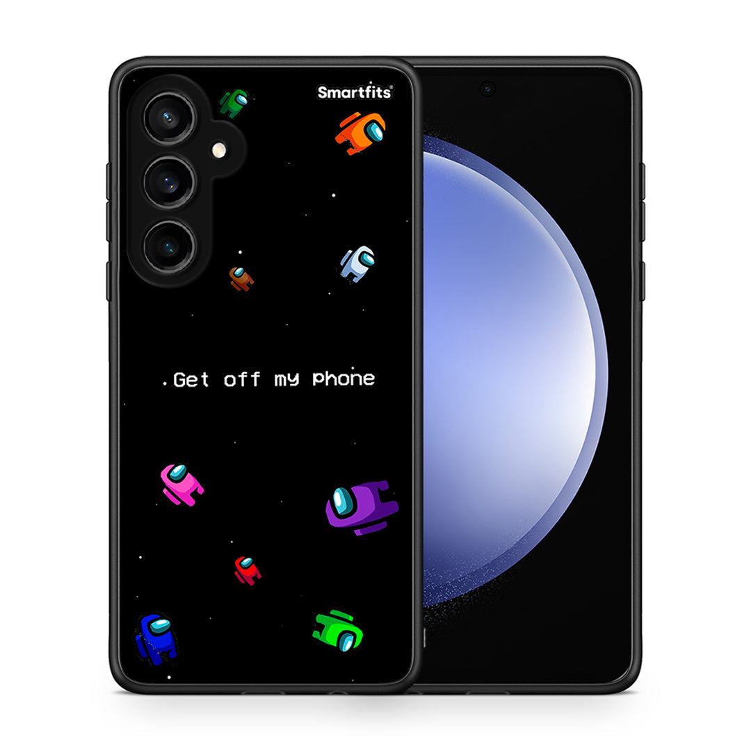 Θήκη Samsung Galaxy S23 FE AFK Text από τη Smartfits με σχέδιο στο πίσω μέρος και μαύρο περίβλημα | Samsung Galaxy S23 FE AFK Text case with colorful back and black bezels