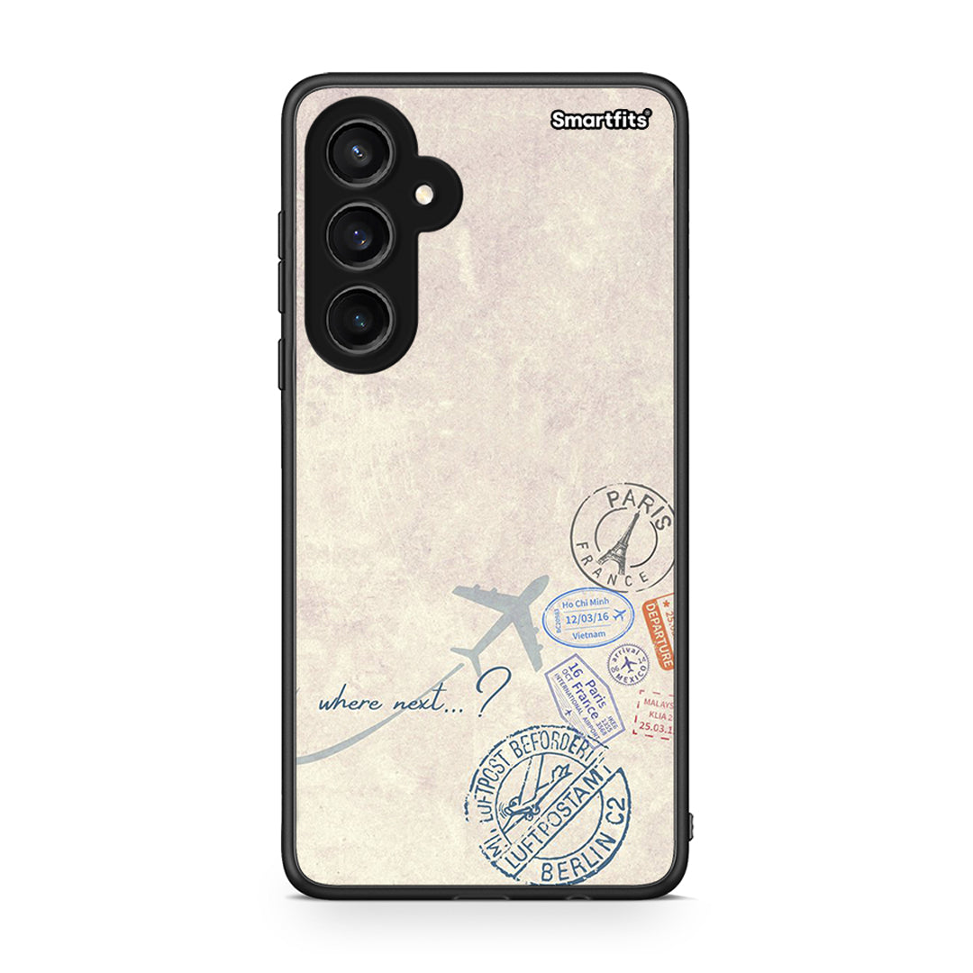 Samsung Galaxy S23 FE Where Next Θήκη από τη Smartfits με σχέδιο στο πίσω μέρος και μαύρο περίβλημα | Smartphone case with colorful back and black bezels by Smartfits