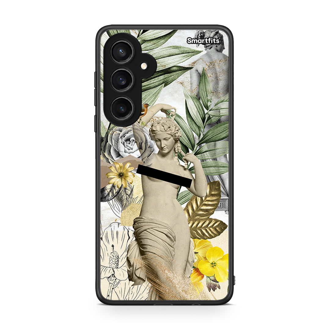 Samsung Galaxy S23 FE Woman Statue θήκη από τη Smartfits με σχέδιο στο πίσω μέρος και μαύρο περίβλημα | Smartphone case with colorful back and black bezels by Smartfits