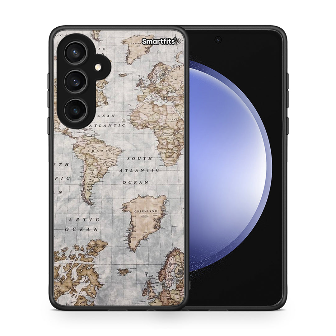 World Map - Samsung Galaxy S23 FE θήκη