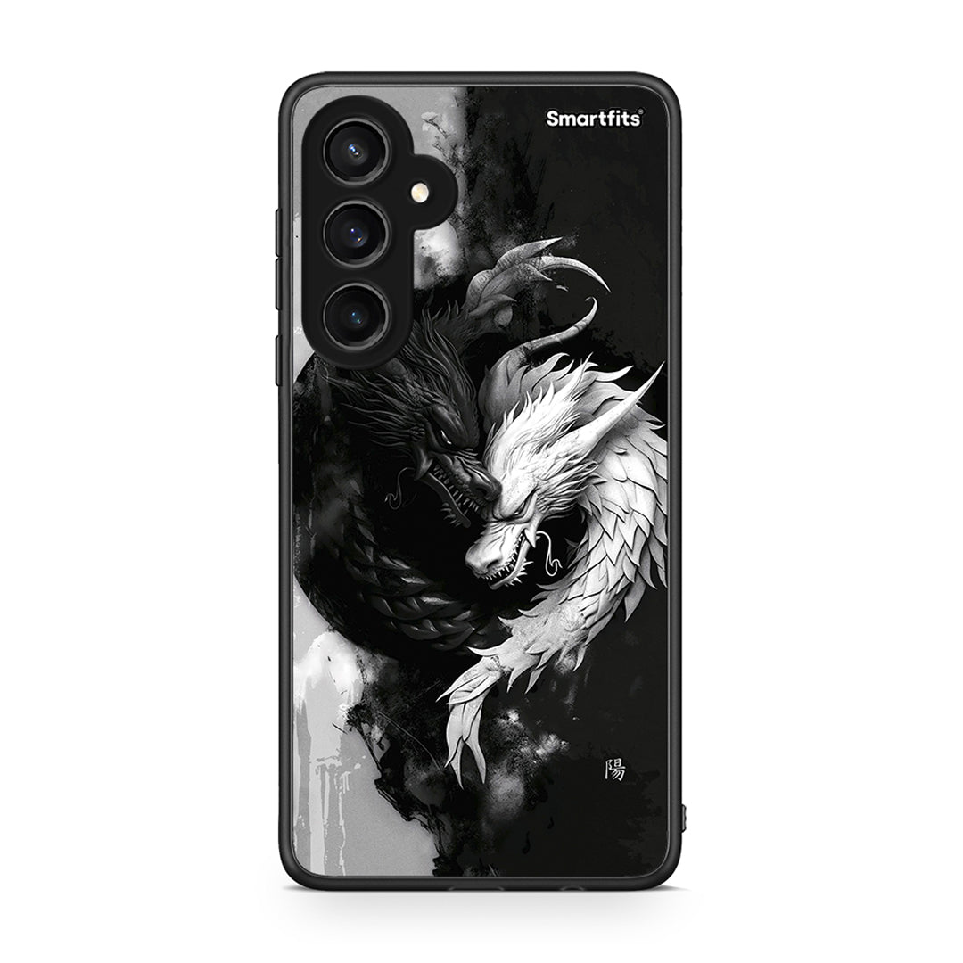 Samsung Galaxy S23 FE Yin Yang Θήκη από τη Smartfits με σχέδιο στο πίσω μέρος και μαύρο περίβλημα | Smartphone case with colorful back and black bezels by Smartfits