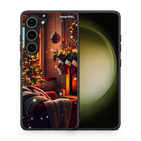 Thumbnail for Θήκη Samsung Galaxy S23 Home For Christmas από τη Smartfits με σχέδιο στο πίσω μέρος και μαύρο περίβλημα | Samsung Galaxy S23 Home For Christmas Case with Colorful Back and Black Bezels