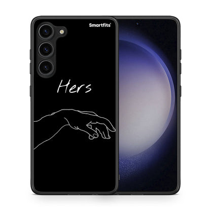 Θήκη Samsung Galaxy S23 Plus Aesthetic Love 1 από τη Smartfits με σχέδιο στο πίσω μέρος και μαύρο περίβλημα | Samsung Galaxy S23 Plus Aesthetic Love 1 Case with Colorful Back and Black Bezels