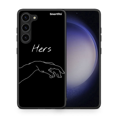 Θήκη Samsung Galaxy S23 Plus Aesthetic Love 1 από τη Smartfits με σχέδιο στο πίσω μέρος και μαύρο περίβλημα | Samsung Galaxy S23 Plus Aesthetic Love 1 Case with Colorful Back and Black Bezels