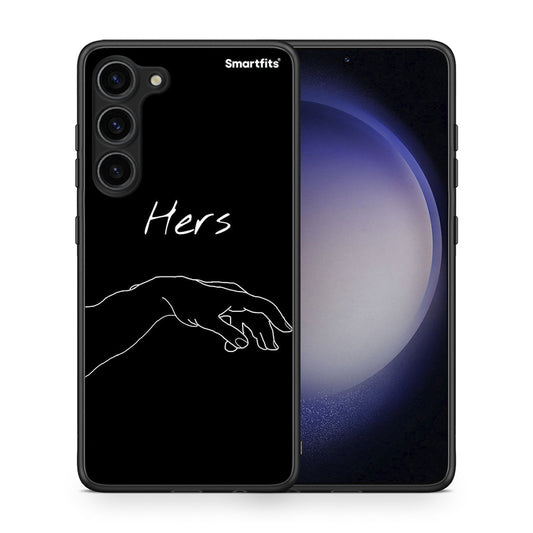 Θήκη Samsung Galaxy S23 Plus Aesthetic Love 1 από τη Smartfits με σχέδιο στο πίσω μέρος και μαύρο περίβλημα | Samsung Galaxy S23 Plus Aesthetic Love 1 Case with Colorful Back and Black Bezels