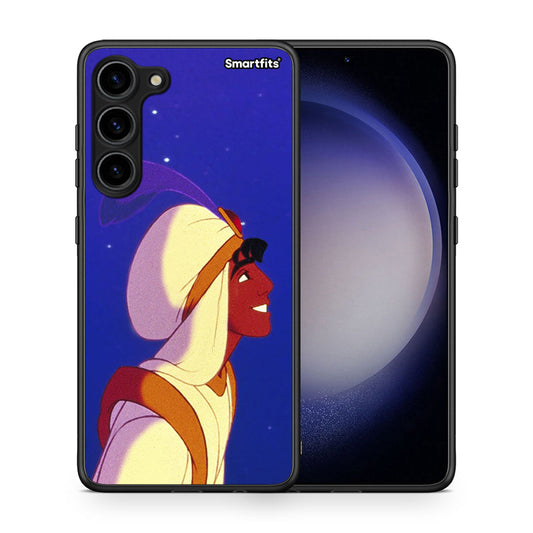 Θήκη Samsung Galaxy S23 Plus Alladin And Jasmine Love 1 από τη Smartfits με σχέδιο στο πίσω μέρος και μαύρο περίβλημα | Samsung Galaxy S23 Plus Alladin And Jasmine Love 1 Case with Colorful Back and Black Bezels
