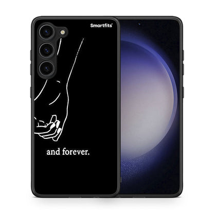 Θήκη Samsung Galaxy S23 Plus Always & Forever 2 από τη Smartfits με σχέδιο στο πίσω μέρος και μαύρο περίβλημα | Samsung Galaxy S23 Plus Always & Forever 2 Case with Colorful Back and Black Bezels